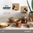 Simpli Disney Home Collection Mickey Cork Coasters 4's