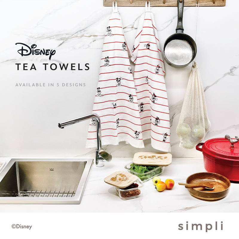 Disney Princess Kitchen Tea Towels Set of 2