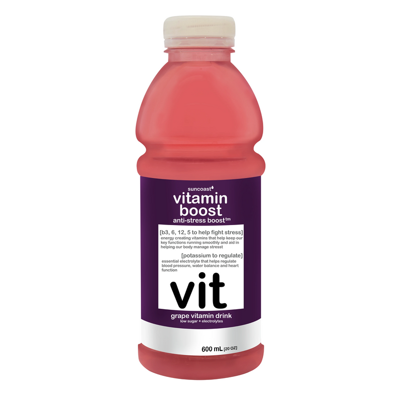 Suncoast Vitamin Boost Grape Anti-Stress Boost 600ml