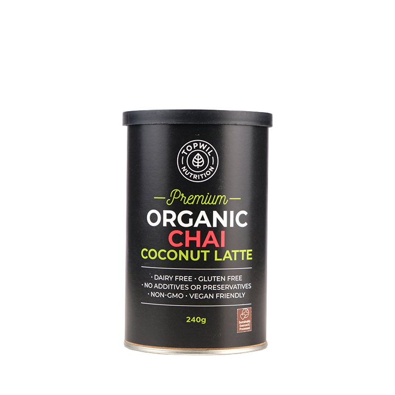 Topwil Organic Spicy Chai Coconut Latte 240g