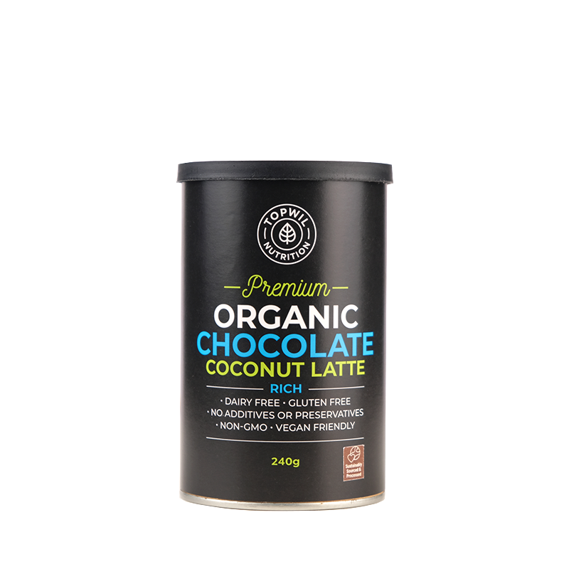 Topwil Organic Chocolate Coconut Latte RICH 240g