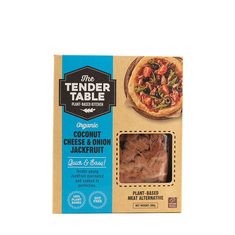 The Tender Table Organic Coconut Cheese and Onion Jackfruit 300g