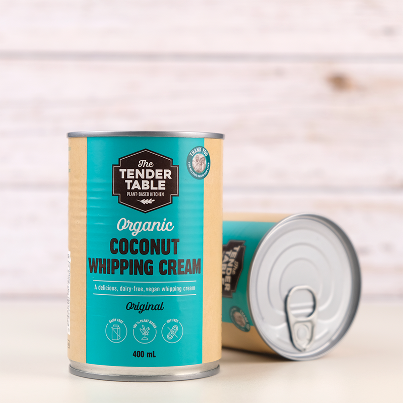 The Tender Table Organic Dairy-Free Coconut Whipping Cream Original 400ml