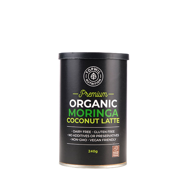 Topwil Organic Moringa Coconut Latte 240g