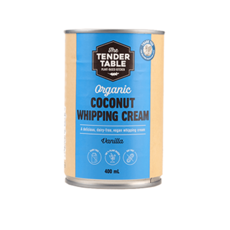 The Tender Table Organic Dairy-Free Coconut Whipping Cream Vanilla 400ml