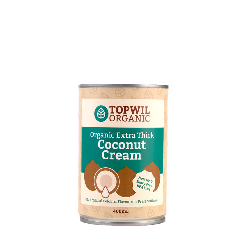 Topwil Organic Extra Thick Coconut Cream 400ml