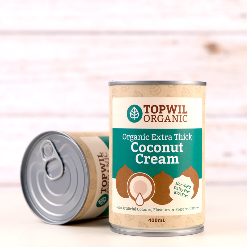 Topwil Organic Extra Thick Coconut Cream 400ml