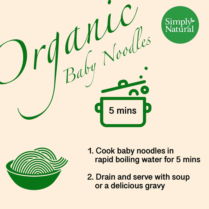 Simply Natural Organic Baby Noodles Fresh Beetroot 200g