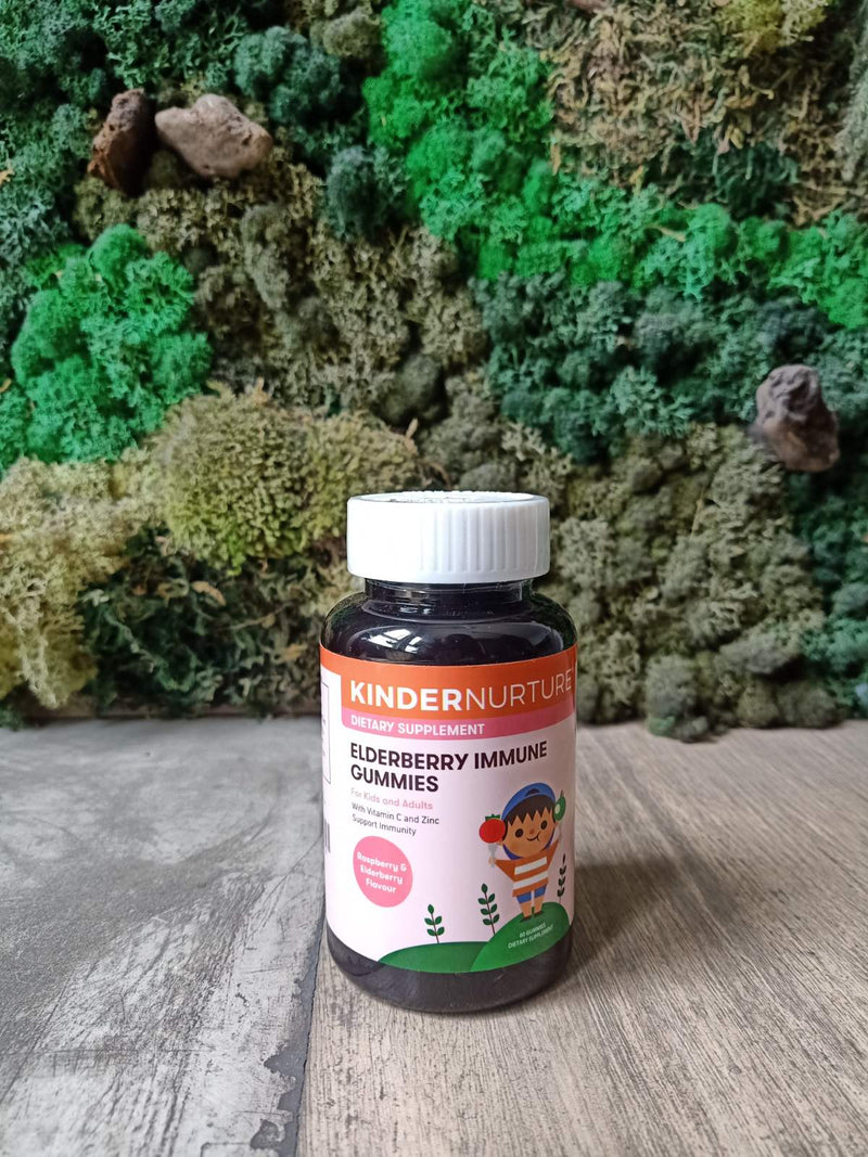 KinderNurture Elderberry Immune Gummies 60's